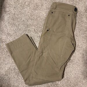 Wrangler All Terrain Men's Khaki Flex Waist Cargo Pants 34 x 32